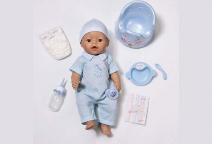 807-866 Кукла - мальчик Baby Born с музыкальным горшком