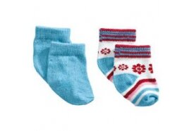 816-394 ZAPF Creation BABY born Носочки (2 пары), 3 асс.